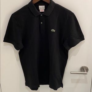 PRICE DROP Lacoste Black Polo Size L